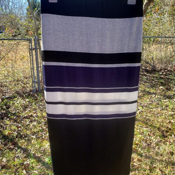 NWT Love Fire multi-color stripes skirt size small - Picture 1 of 7